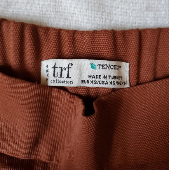 Zara TRF teracotta Palazzo pants Size XS - Picture 7 of 8
